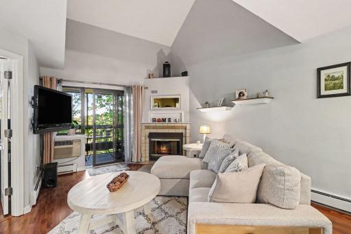 Enjoy the gas fireplace. Cooler nights are coming!