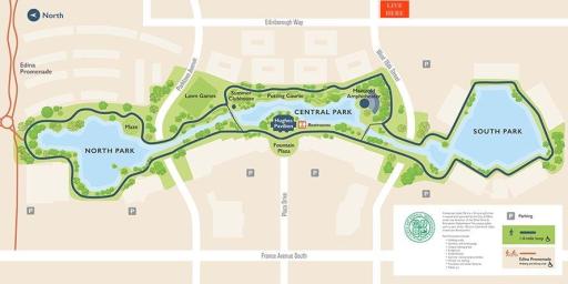 Centennial Lake Park is a short walk!