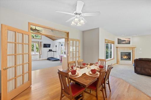 Open dining space perfect for casual meals and entertaining.