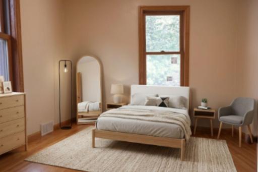 Bedroom 2. Virtually staged
