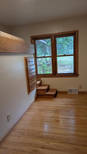 Custom Built Loft bedroom 3 with built in drawers.