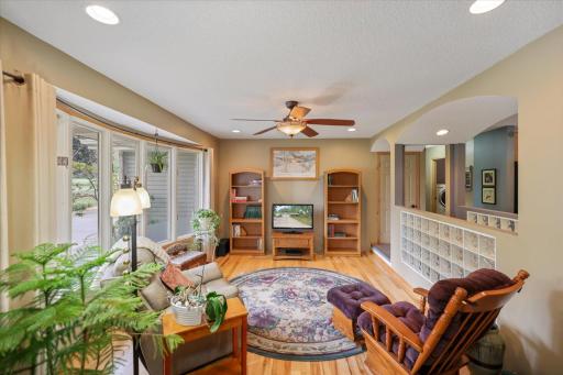 Opened stairwell to create flow through rooms and bring in more natural light.