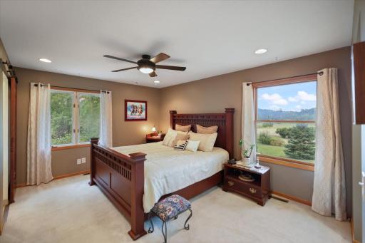 Primary bedroom with massive walk-in closet and ensuit