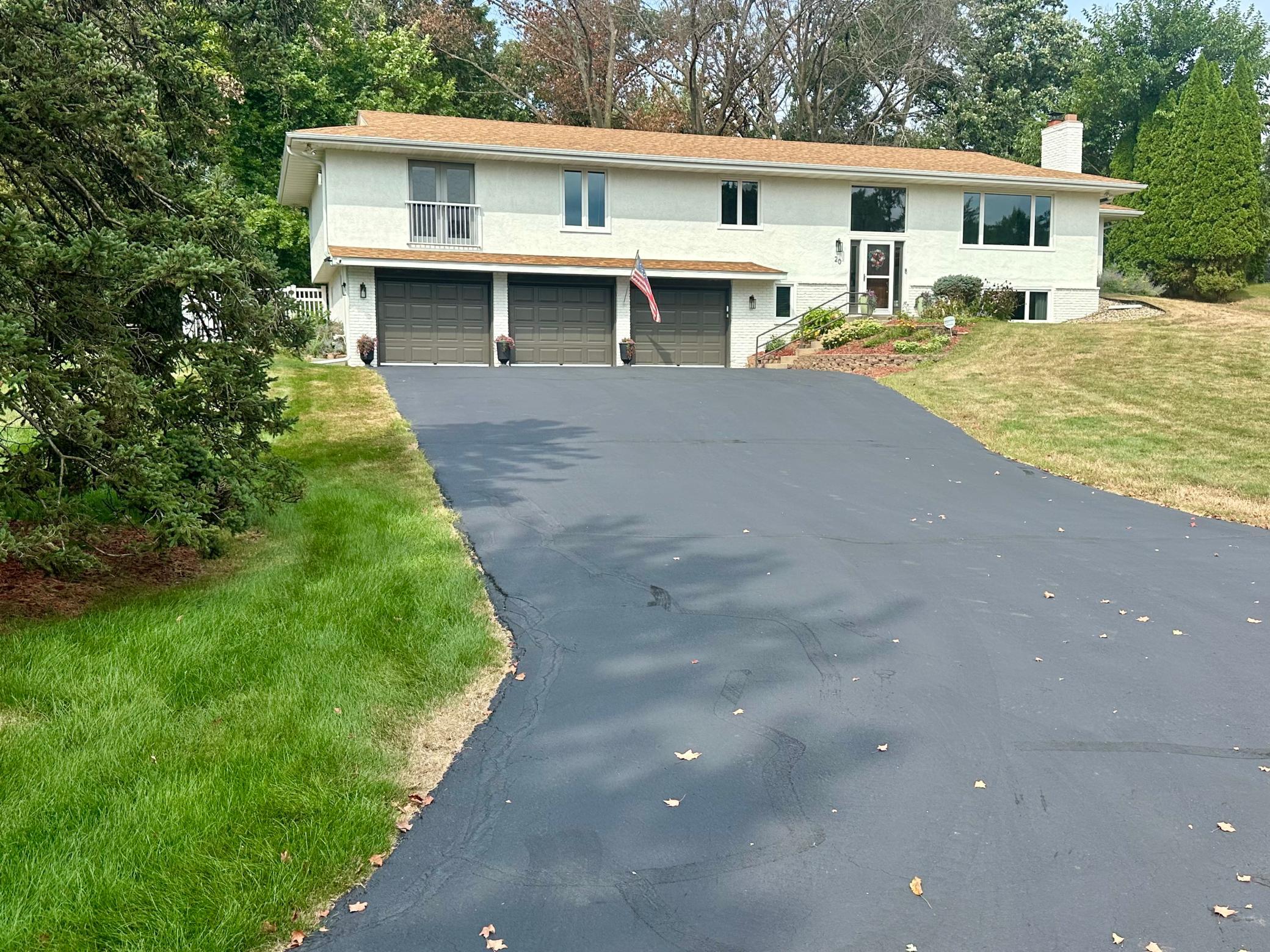 Freshly painted exterior