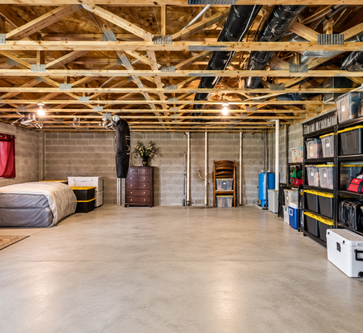 Unfinished basement