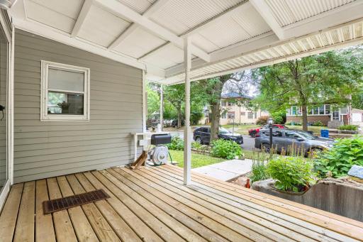 Spacious Front Porch