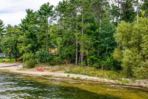 75 feet of sandy shoreline