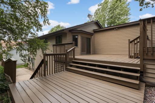 Deck recently stained