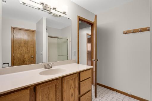 Second bath in the lower level