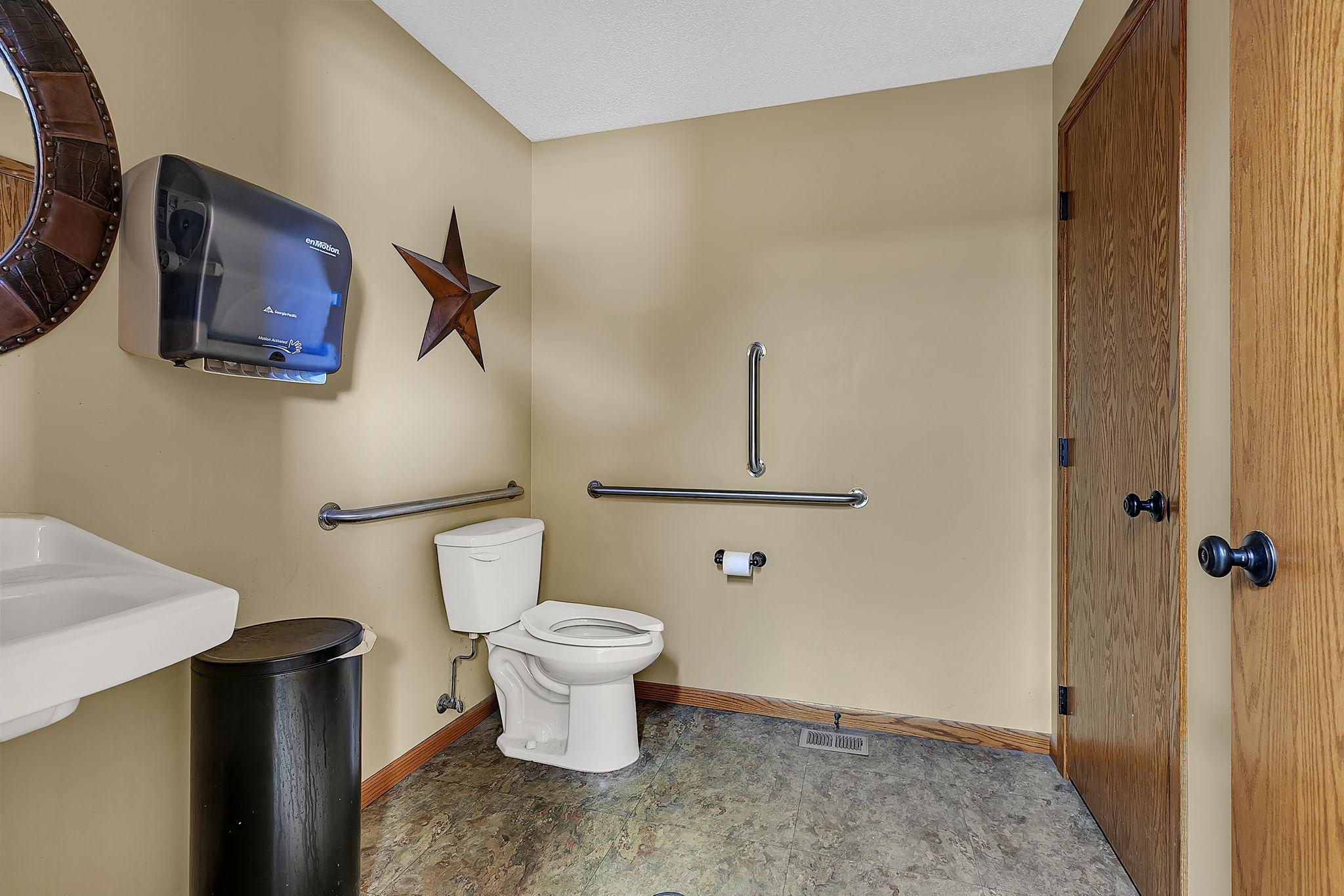 Main Level Restroom with Closet