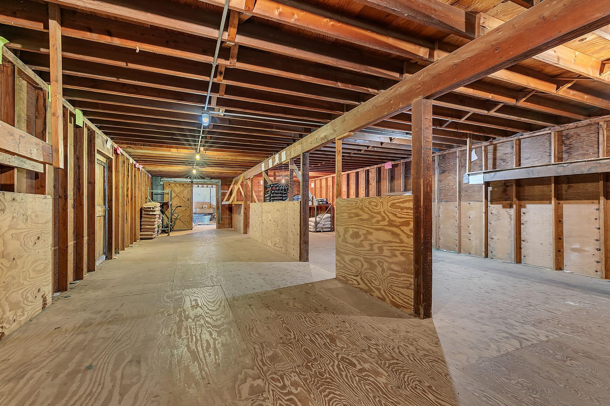 Sales Building Storage with Loading Dock Area off the Back