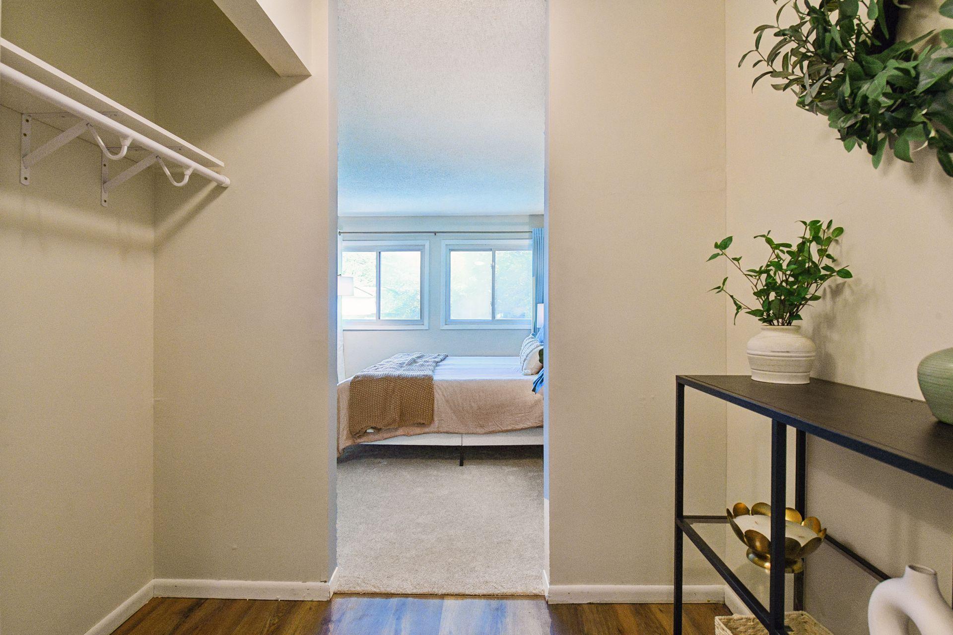 Open closet