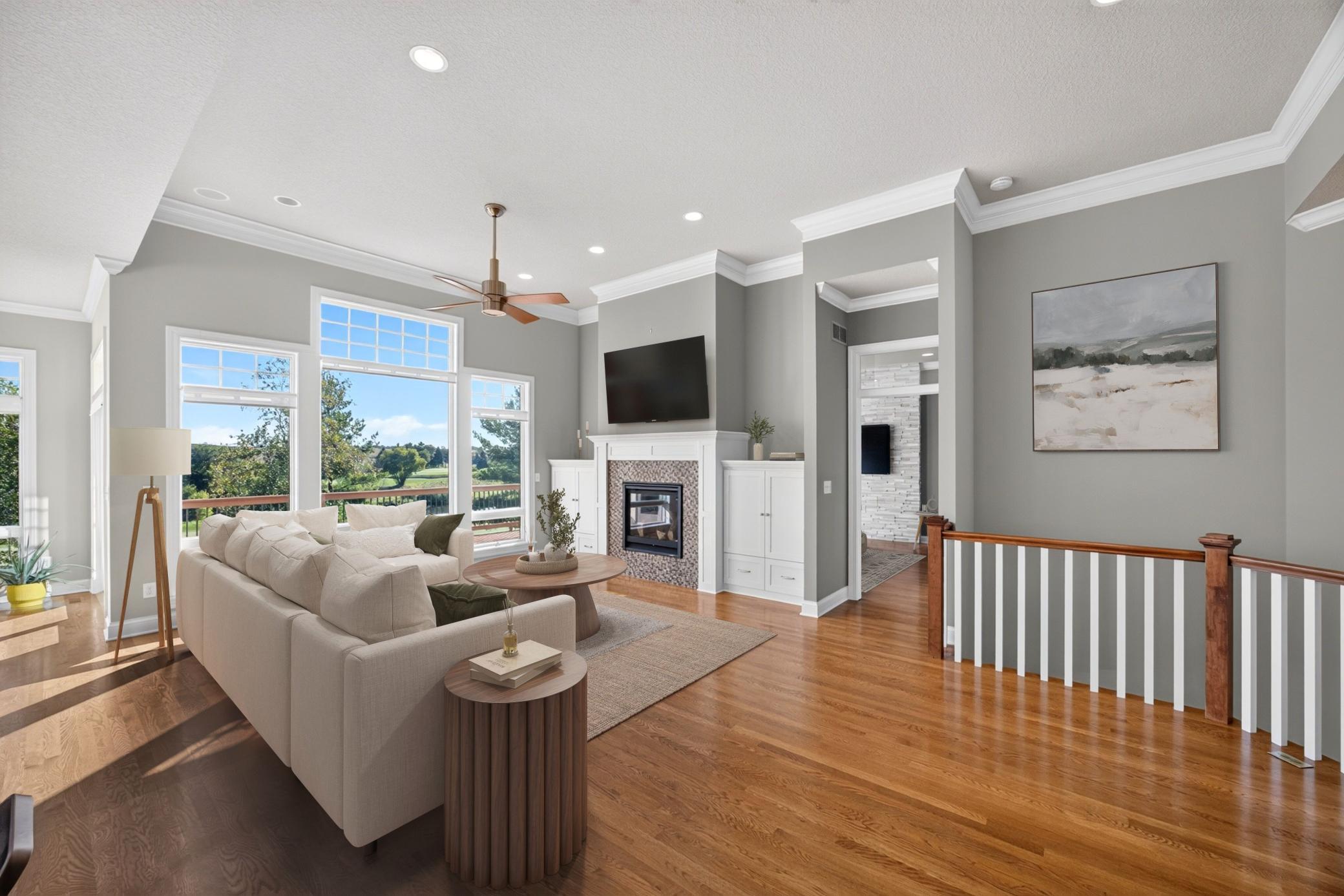 Living Room - Virtually Staged