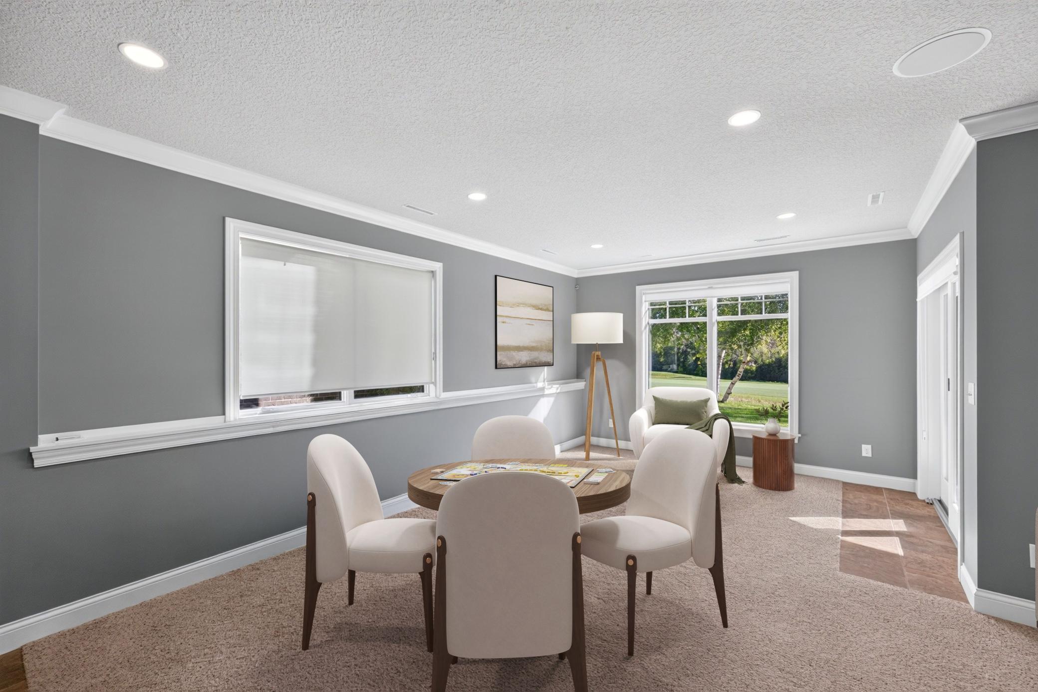 Lower Level - Virtually Staged