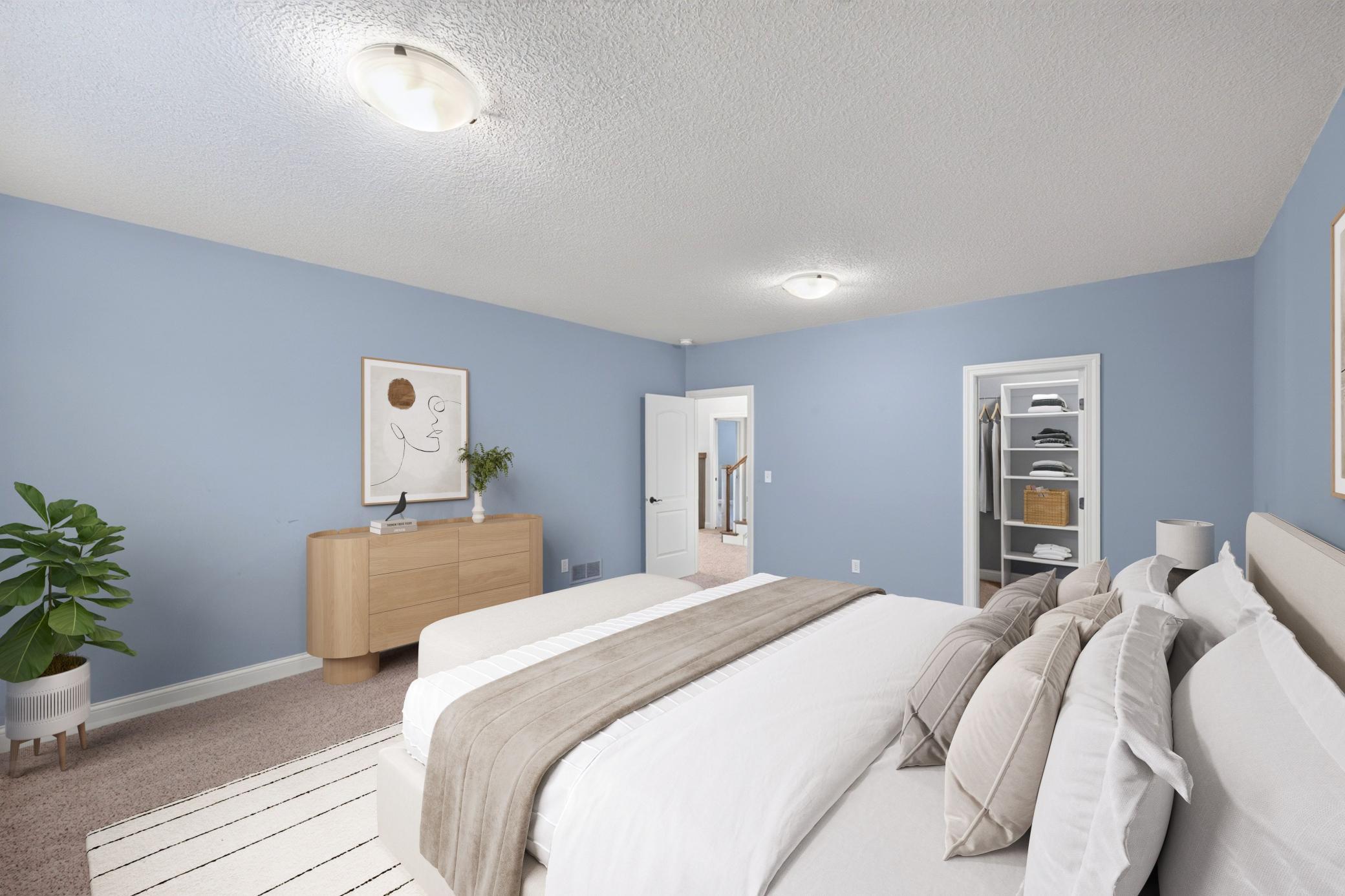 Lower Level Bedroom 2 - Virtually Staged