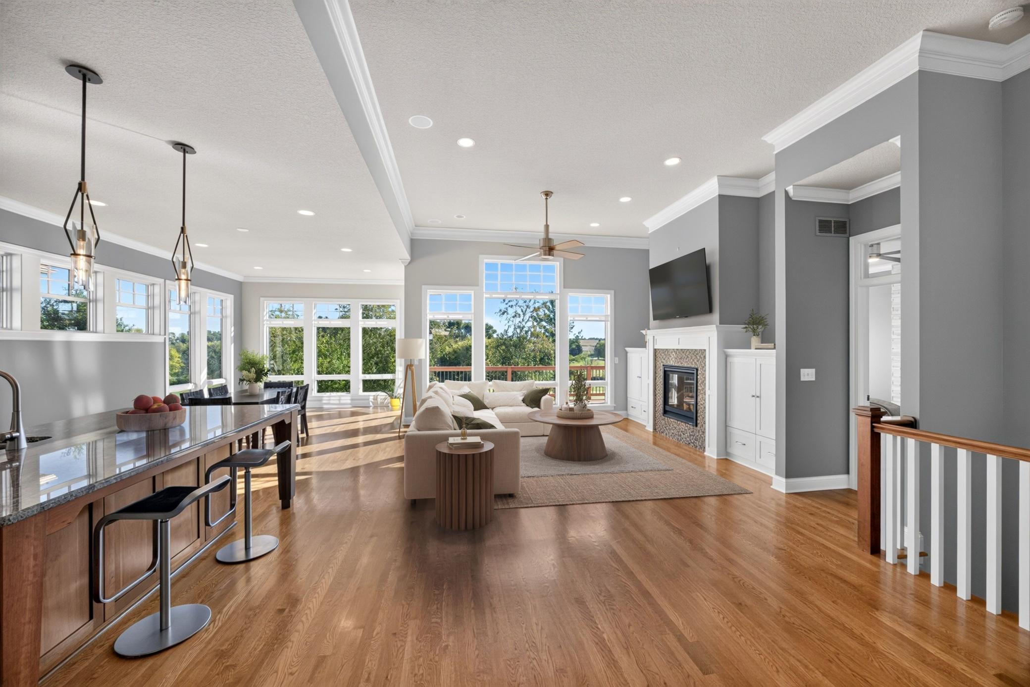 Living Room - Virtually Staged