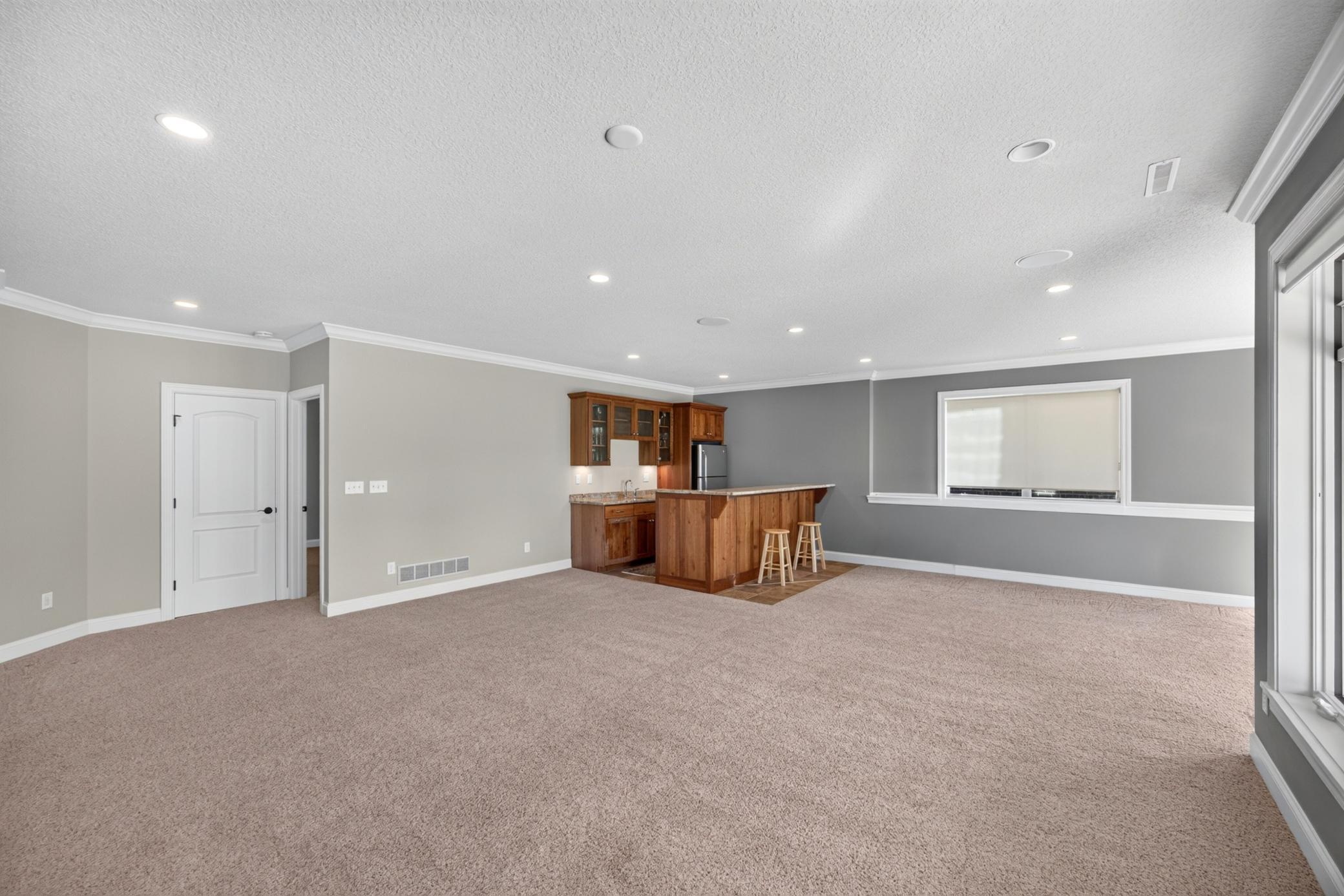 Lower Level Family Room / Wet Bar