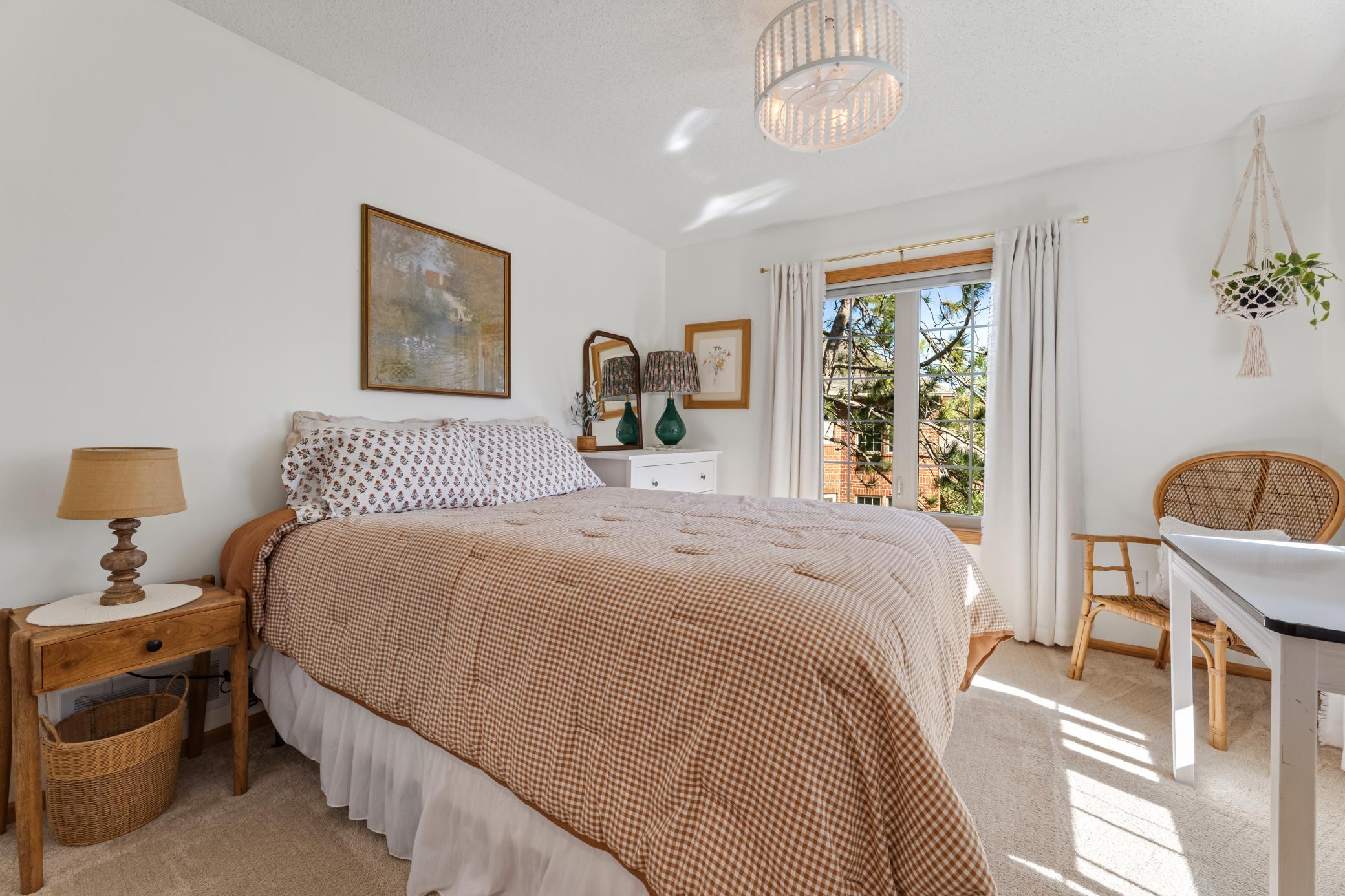Spacious second bedroom offers a comfortable and private space with plenty of room to make it your own.