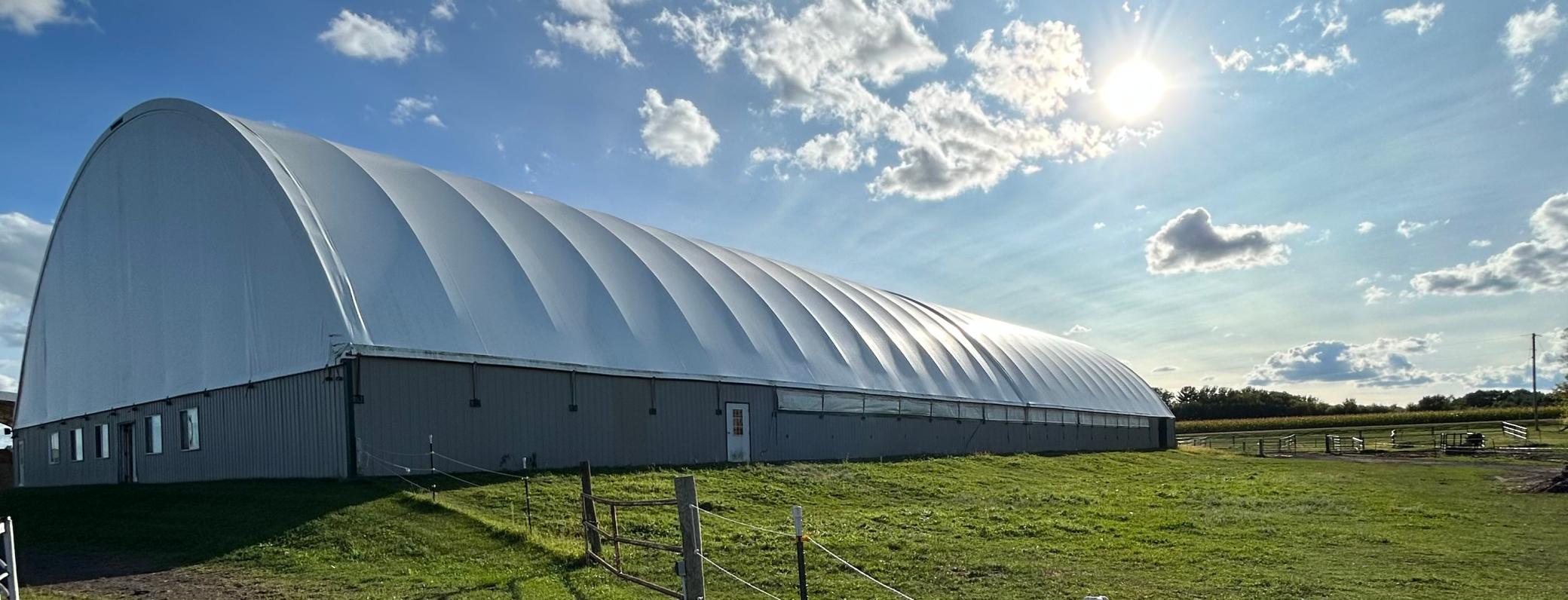 North side of indoor