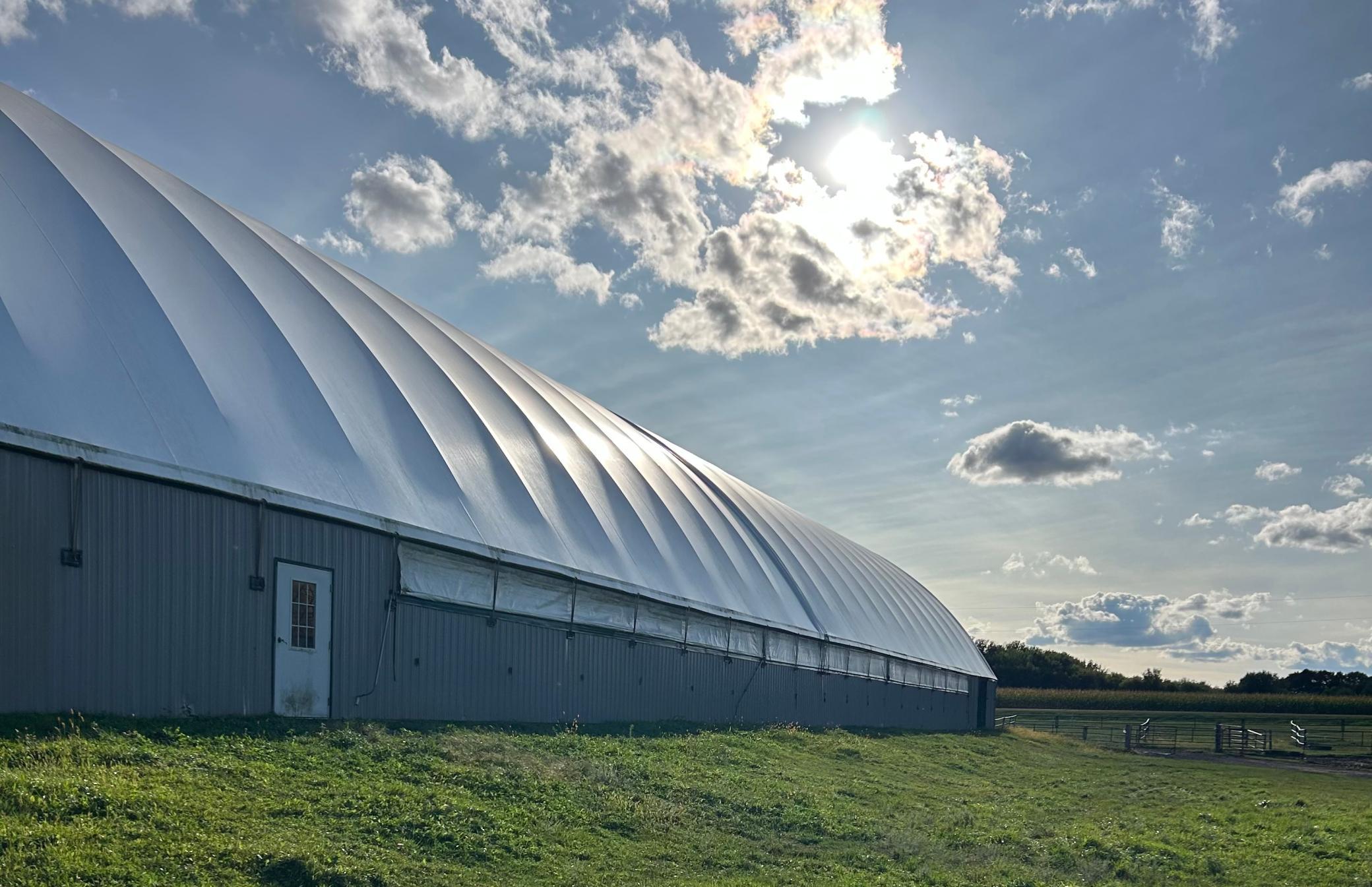 North side of indoor