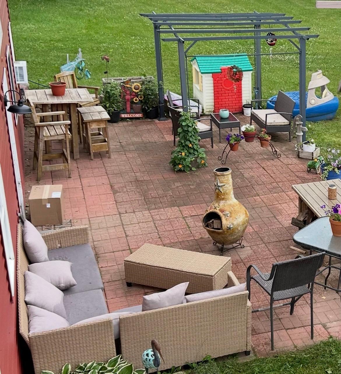 back patio area
