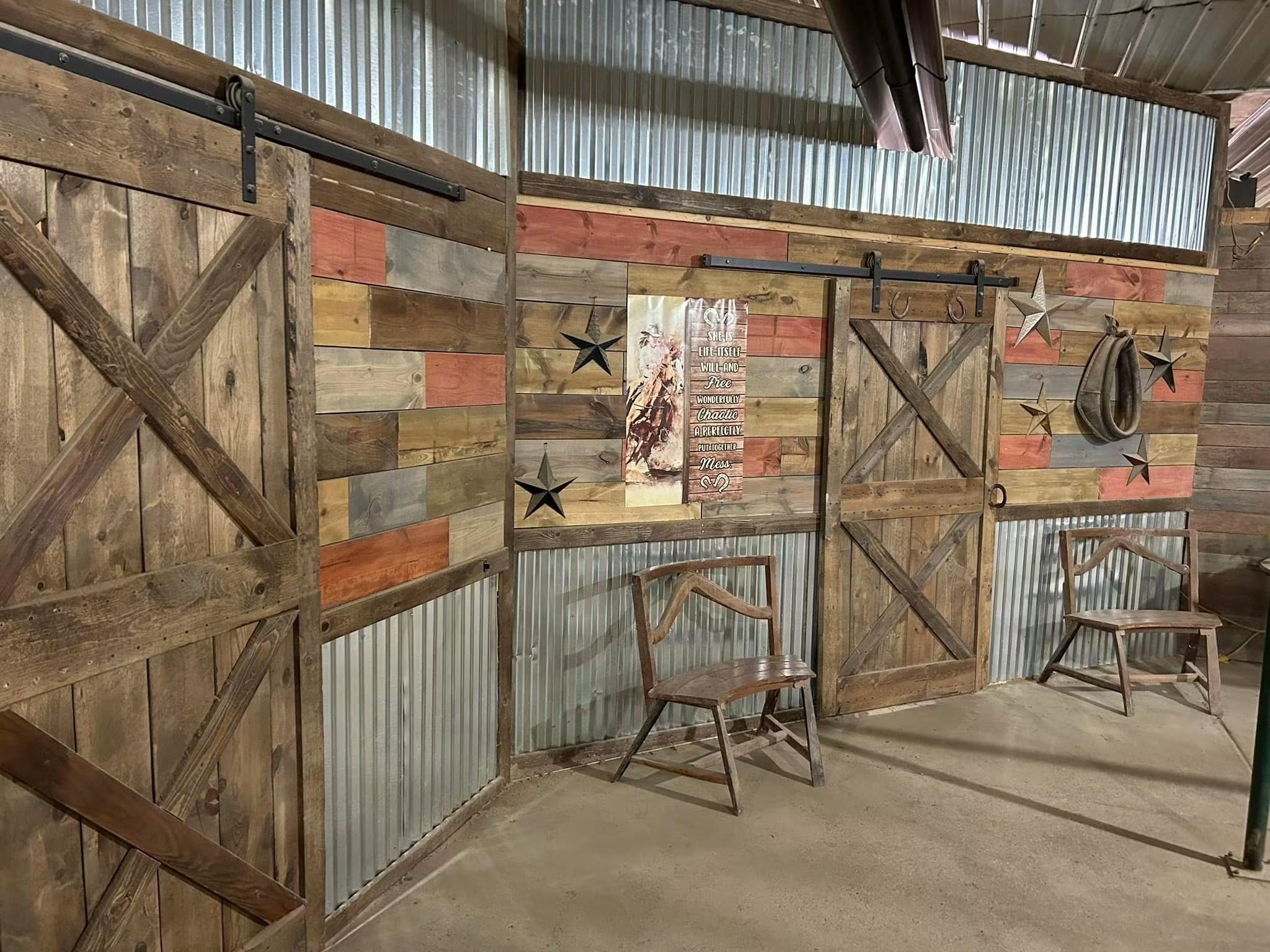 tack room entrance