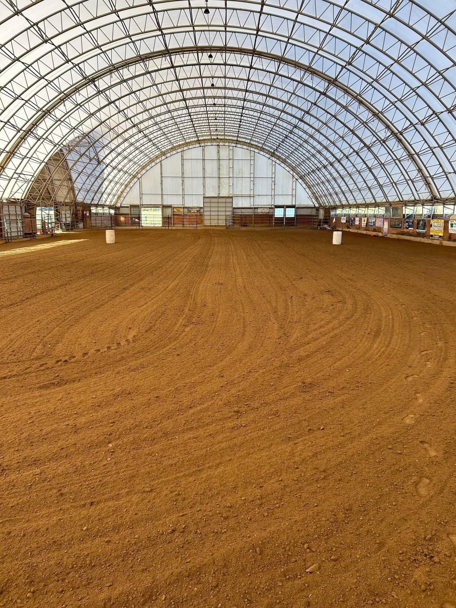 100x250 indoor arena