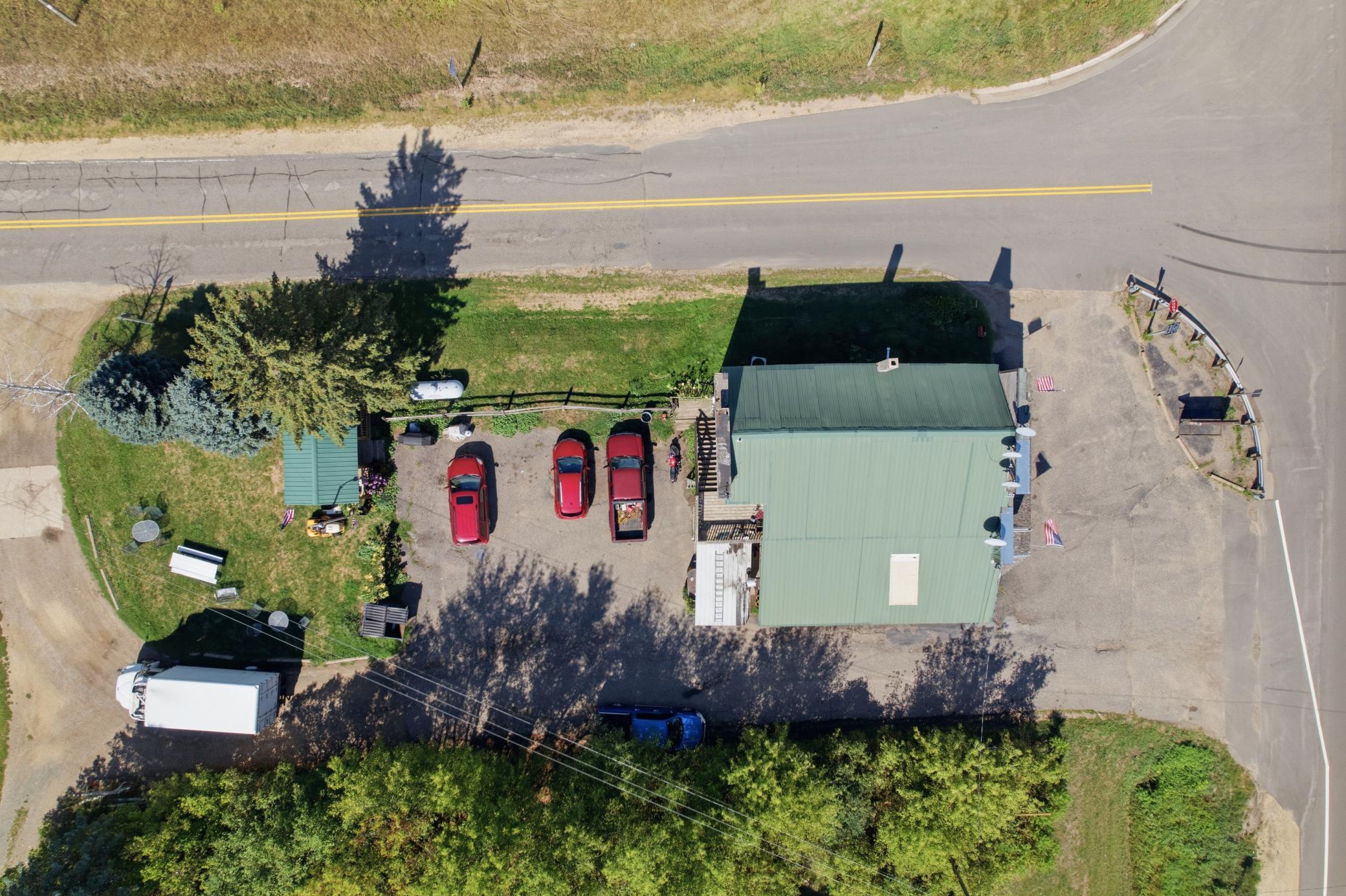 overhead view