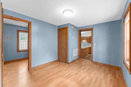 HVAC is located in this closet in the dining room