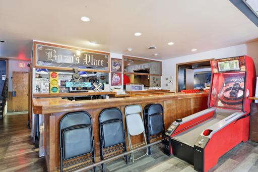 Second bar used for private parties and events