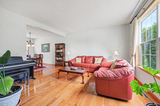 As you enter the home the sitting room is to your right, lots of morning light.