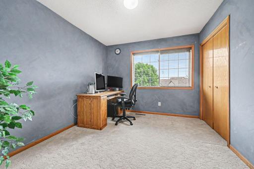 One of the 4 bedrooms that is currently being used as an office.