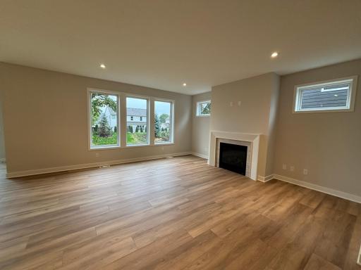 Cozy up to your fireplace in your great room.