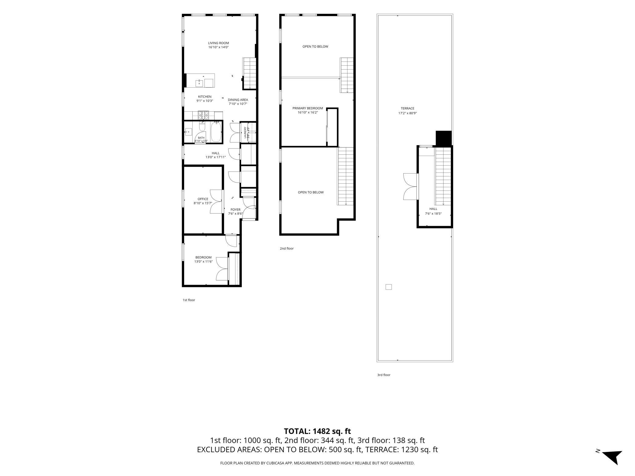 3 Bed Apartment Floor Plan