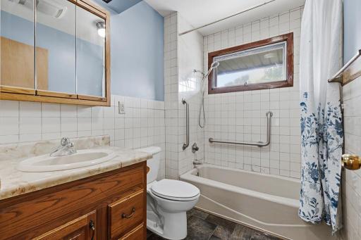 Grab bars if needed offer additional accessibility