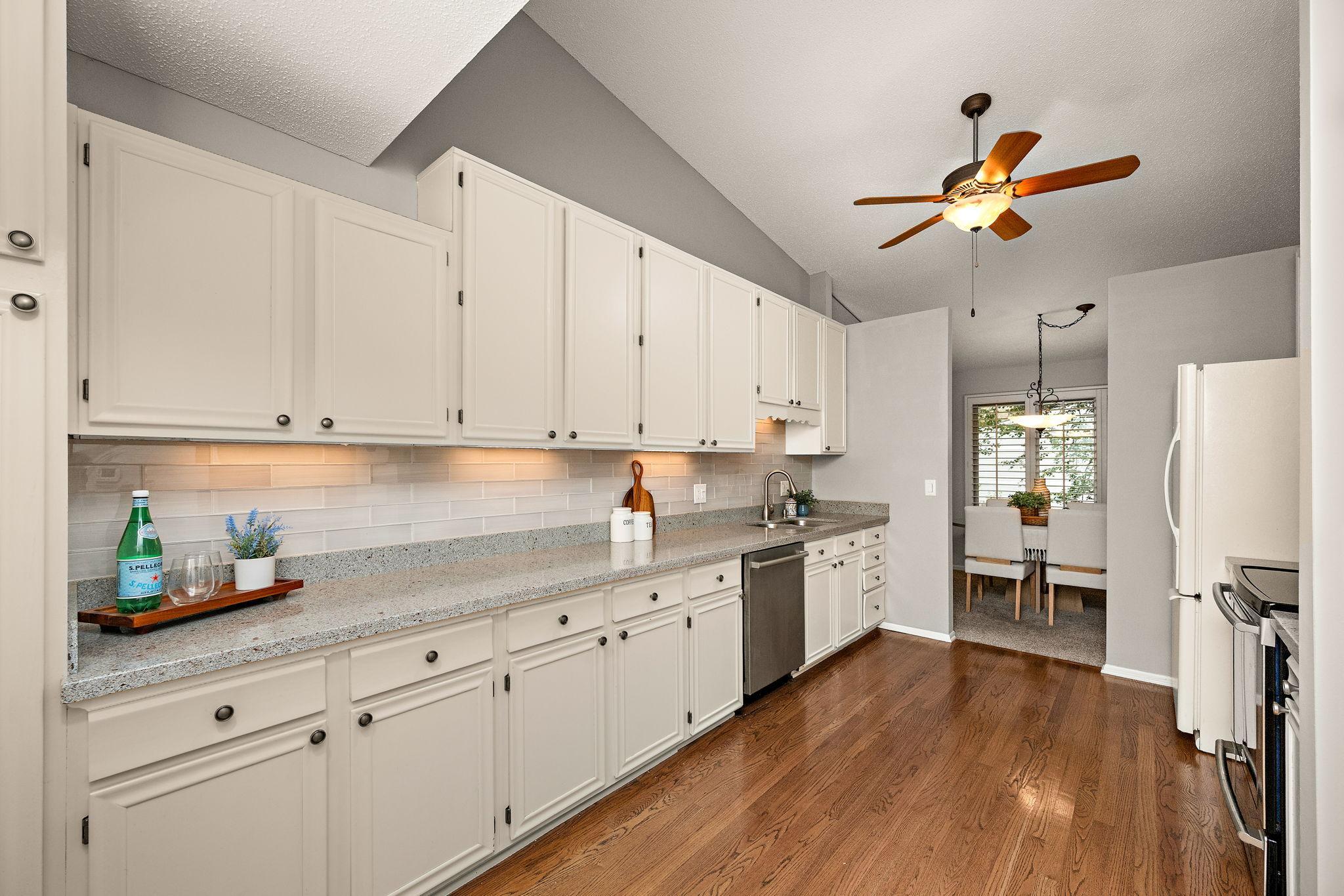 Tons of counter space and storage!