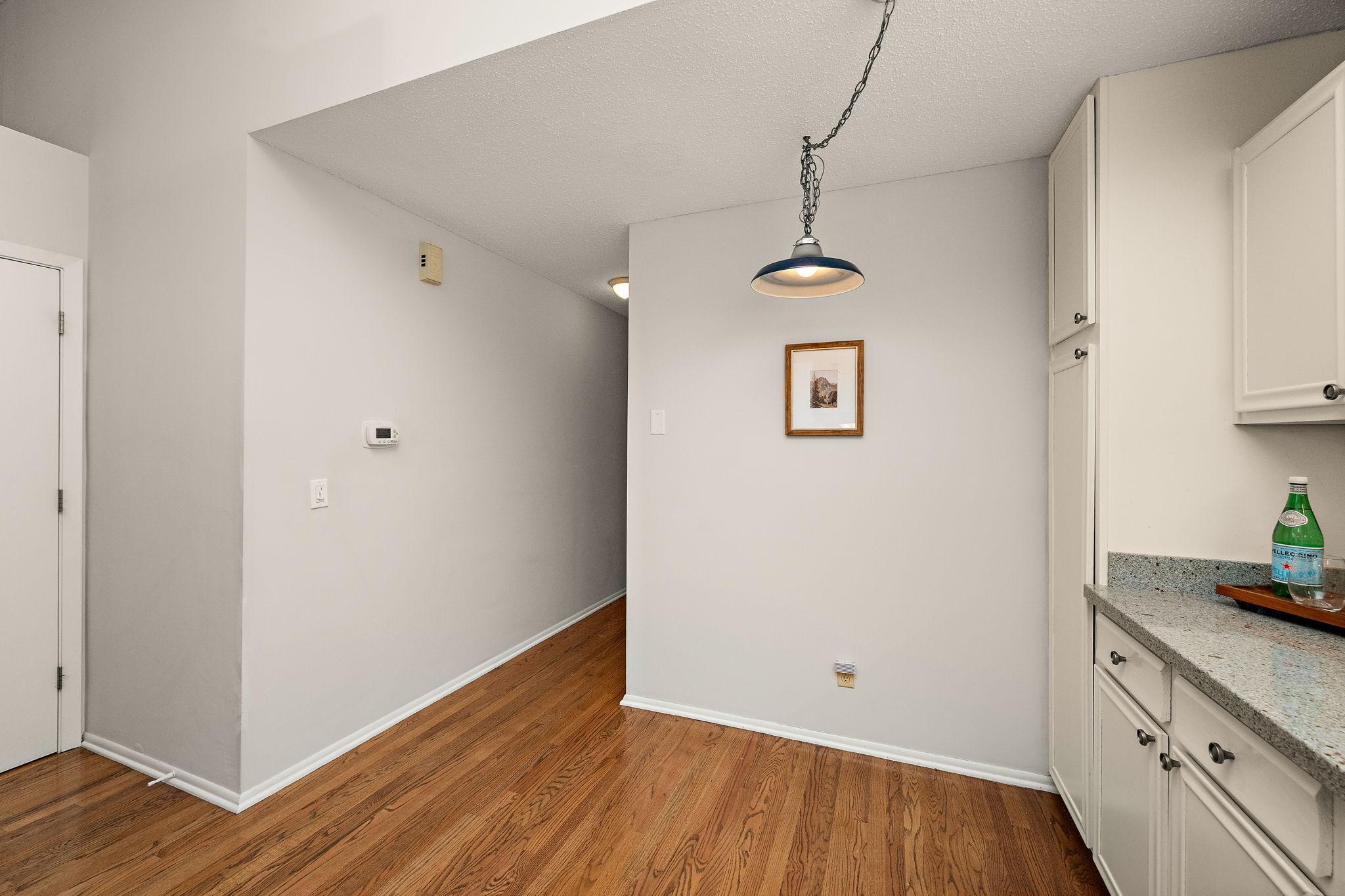 Add a cafe table for easy eat-in kitchen
