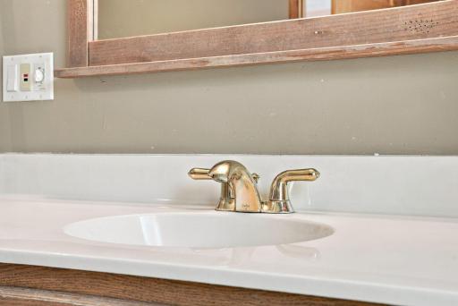 Upper floor bathroom w/ soaking tub and shower