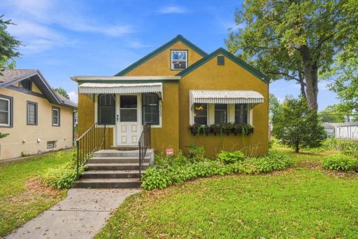 Tudor Revival–influenced bungalow