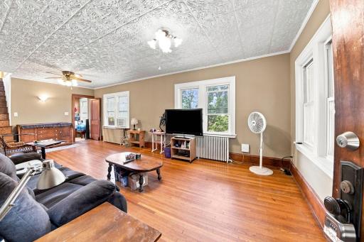 Open living/dining areas