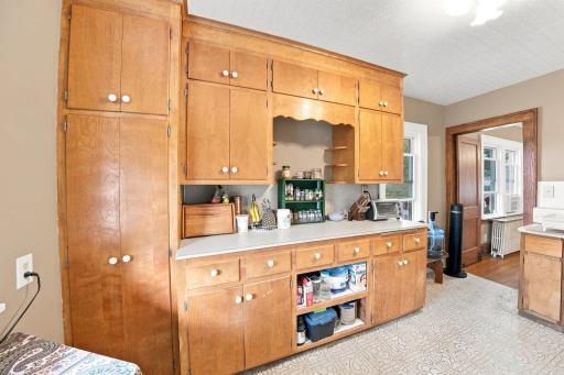 Built in cabinets