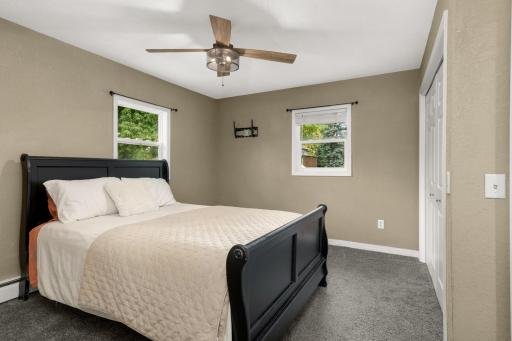 3 Bedrooms on the main level. White trim work and doors.
