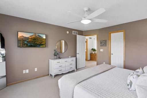 Having a full bath and walk-in closet in the primary suite adds everyday convenience, while the room itself offers plenty of flexibility for sleeping, relaxing or whatever fits your needs.