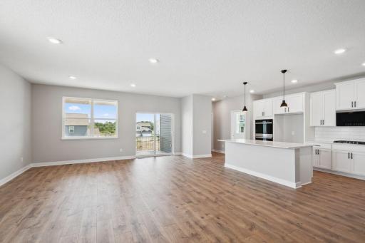 The Clayton is home to a spacious and inviting main level. *Picture is of model home, actual finishes may vary.