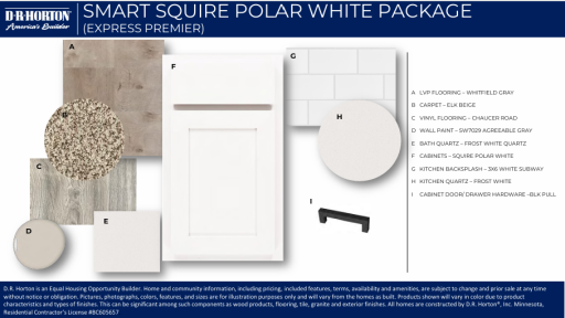 Your new home color package!