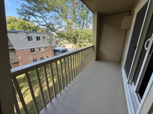 Balcony to East