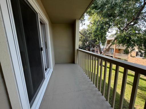 Balcony to West
