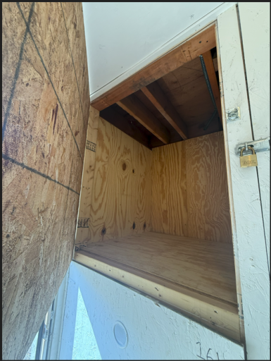 Garage Storage Unit #161 Inside