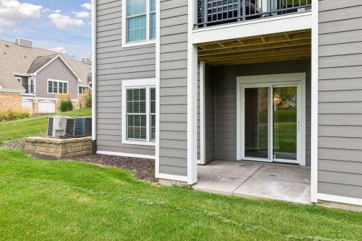 A great place to sit and relax. This covered patio will be a favorite feature of living here.