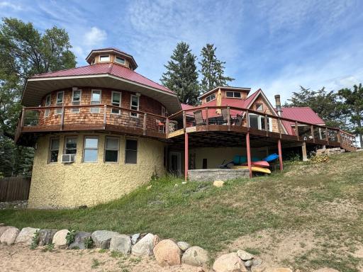 Gorgeous 2nd level addition shown to the left is quite the view from the lake.